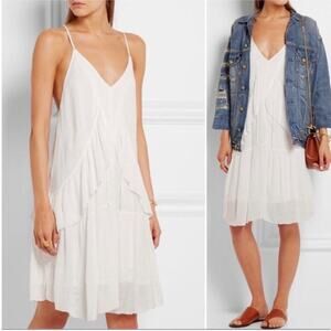 IRO Maoline Ruffled Crepe Dress Size 38